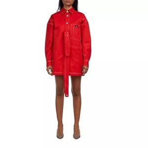 Meryll Rogge Cotton Gabardine Oversized Shirtdress